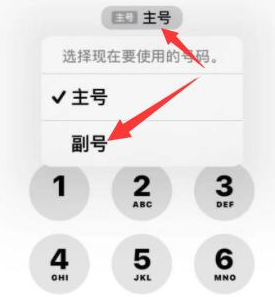 高坪苹果14维修店分享iPhone 14 Pro Max使用副卡打电话的方法 