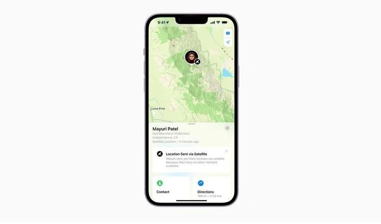 高坪苹果14维修分享iPhone14系列中 FindMy功能通过卫星分享位置方法教程 