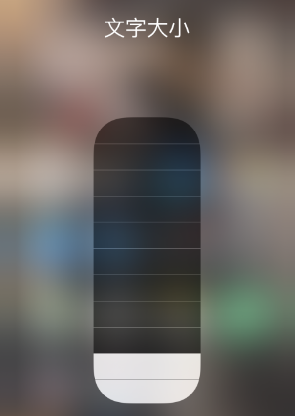 高坪苹果手机维修分享小技巧：在 iPhone 控制中心快速调节字体大小 